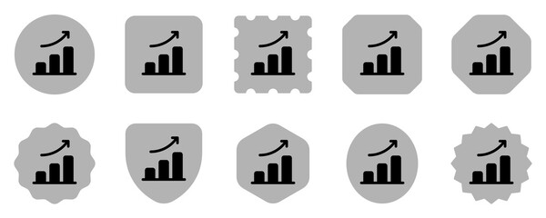 Editable bar chart, investment profit vector icon. Part of a big icon set family. Perfect for web and app interfaces, presentations, infographics, etc