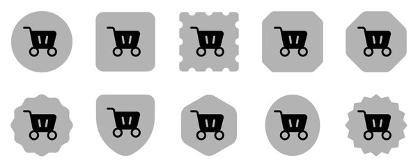 Editable shopping cart vector icon. Part of a big icon set family. Perfect for web and app interfaces, presentations, infographics, etc