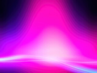 Vibrant pink and purple abstract light wave.