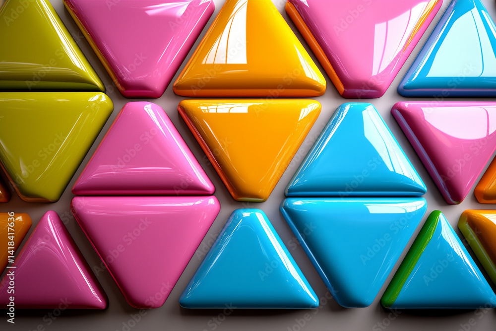 Poster intersecting triangle relationships