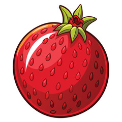 Obraz premium Vibrant Red Strawberry