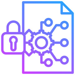 Obraz premium Data Encryption Icon