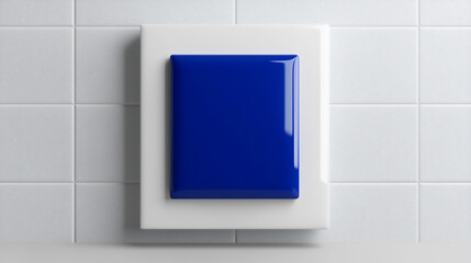 offset blue square