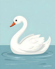 Fototapeta premium Gentle Swan