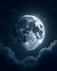 Obraz premium Happy New Moon