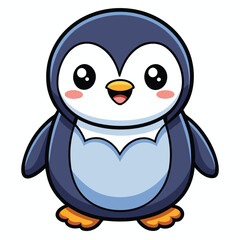 Obraz premium Cute Penguin Cartoon (1)