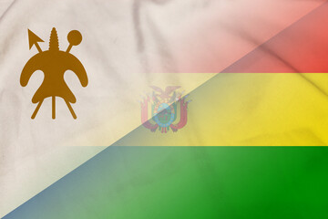 Lesotho and Bolivia state flag international negotiation BOL LSO
