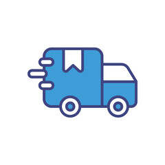 Delivery icon vector stock illustration