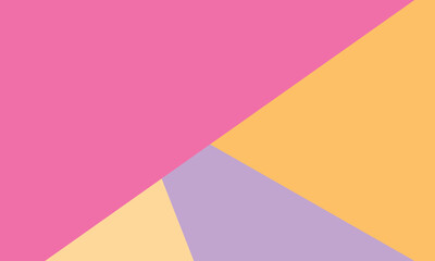 Colorful geometric abstract background featuring pastel shapes in pink, yellow, orange, and purple. Ideal for modern design, creative layouts, and digital art.