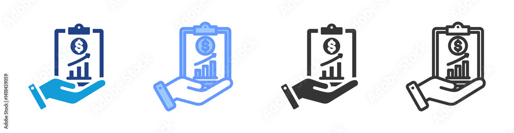 Aufkleber result icon set multiple style collection