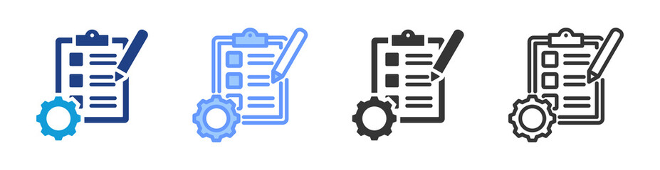 Testing icon set multiple style collection