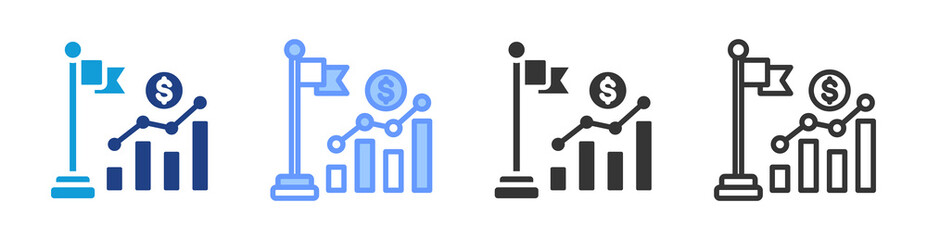 Ipo icon set multiple style collection