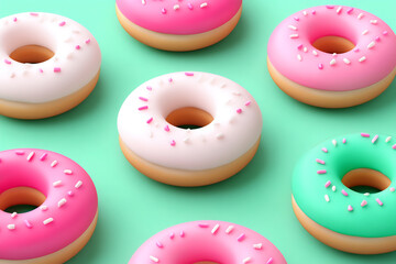 pastel donuts cute wallpaper