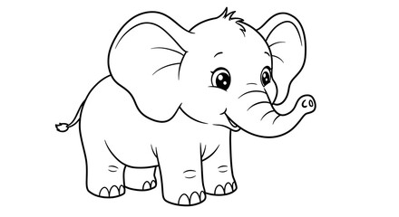 Obraz premium Elephant with Red Glasses