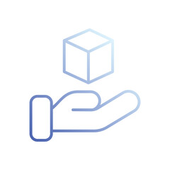 Handle With Care icon vector stock illustration