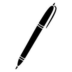 pen ballpoint icon logo