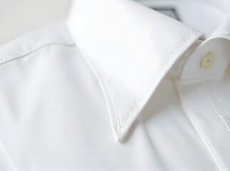 white shirt on a white fabric