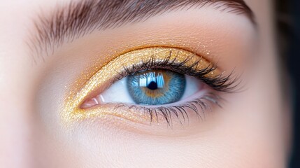 Obraz premium Close-up eye makeup
