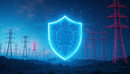 Digital Shield over Power Lines for Cyber Security