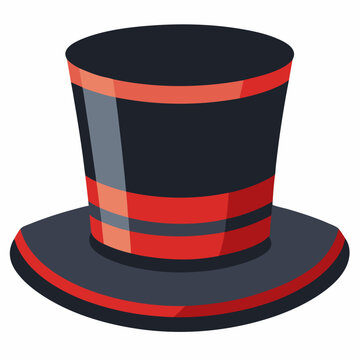 recommend clip art: top hat illustration isolated on transparent background