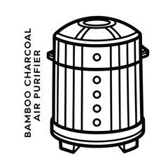 Bamboo Charcoal Air Purifier – Natural Odor Eliminator & Moisture Absorber for Home, Closet, Car & Pet Areas