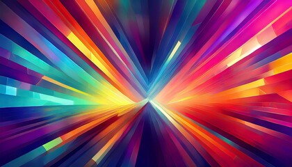 Abstract background with colorful diagnol bars and motion blur; color effect