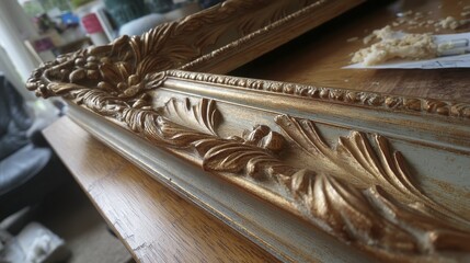 Elegant vintage picture frame ornate desi-1 - Quality Retro Craftsmanship