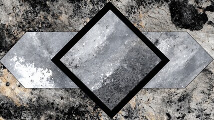 Simple gray square frame, a versatile and understated design element - contemporary basic square minimal image