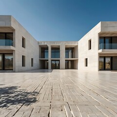 Modern contemporary building exterior design image