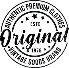 Print creative custom vintage premium clothes brand circale t shirt design