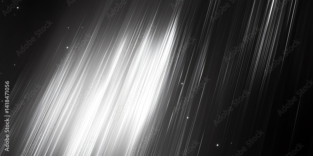 Aufkleber dynamic silver light streaks create an abstract background perfect for modern designs or futuristic 