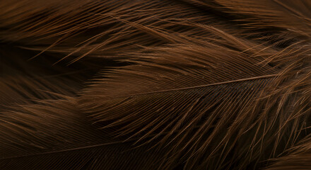 Detailed Plumage Texture Featuring Sophisticated Earth Tones and Subtle Highlights