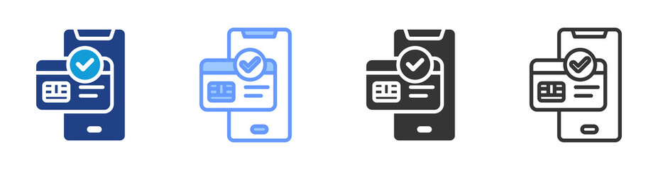 Check Out icon set multiple style collection