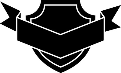 A stylish emblem badge logo in solid design, perfect for branding, signage, labels, and vintage-inspired projects.