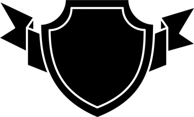 A stylish emblem badge logo in solid design, perfect for branding, signage, labels, and vintage-inspired projects.