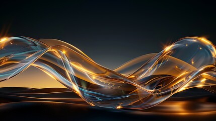 a wave of smoke on a dark background