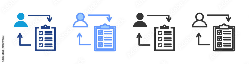 Poster Pro icon set multiple style collection