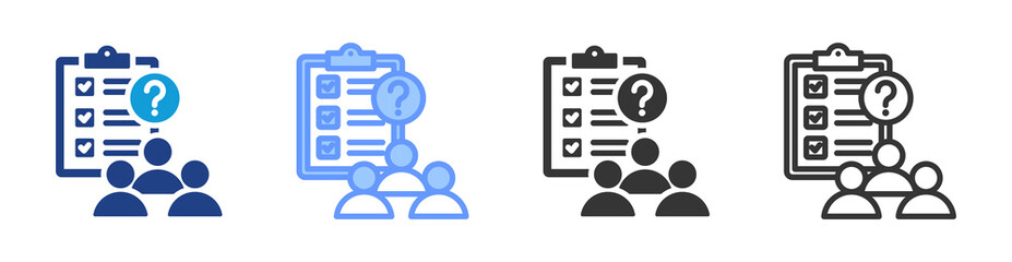 Blinding icon set multiple style collection