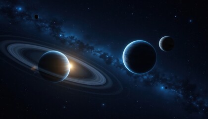 Planets in cosmic space