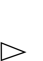 a normal triangle shape