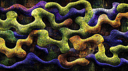 Abstract colorful textured shapes, organic design, background pattern, website design