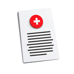 Obraz premium loan rejection icon with red cross on Transparent background