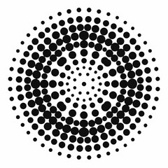 halftone dots background