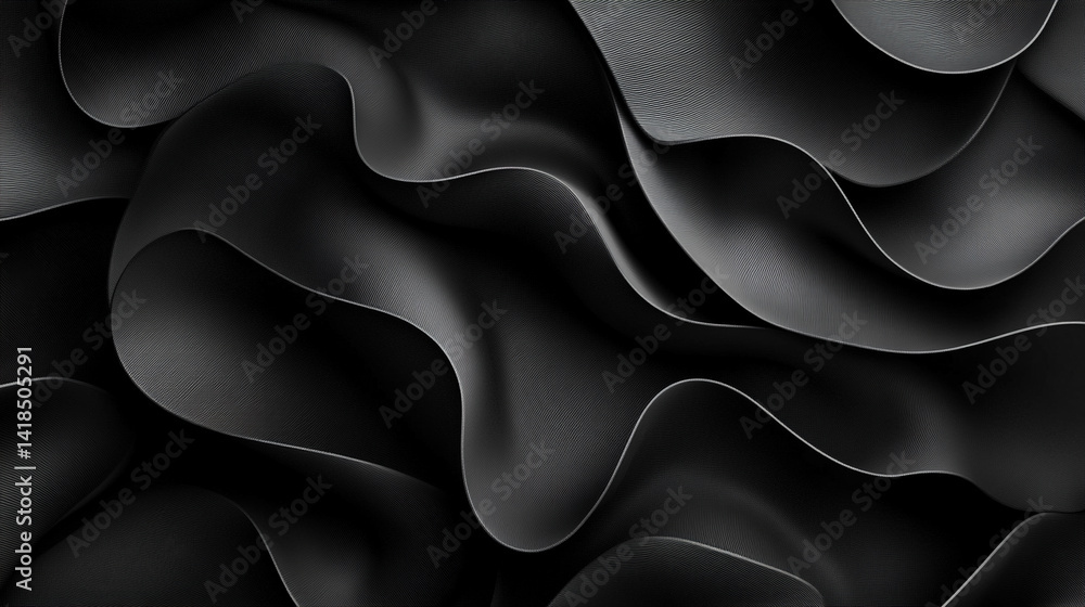 Poster black rays sunburst abstract background with smooth elegant texture symbolizes mystery depth and mod