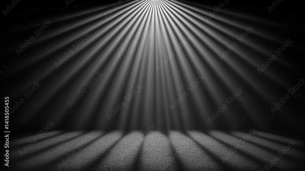 Poster black rays sunburst abstract background with smooth elegant texture symbolizes mystery depth and mod