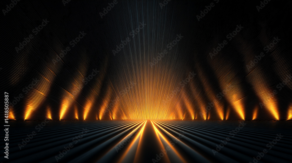 Poster black rays sunburst abstract background with smooth elegant texture symbolizes mystery depth and mod