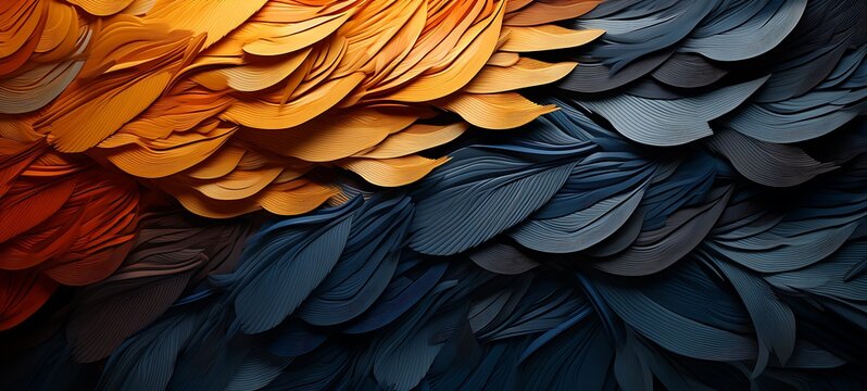 abstrak mozaic color of quill in drakness