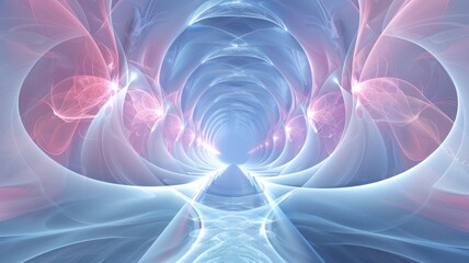 Obraz premium Abstract artwork of flowing blue digital waves on a dark background. Digital artwork of abstract liquid or fluid wave with vibrant color. Futuristic design and technology innovation concept. AIG53.