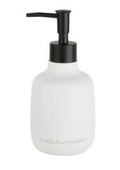 Pump bottle in the bathroom cut out isolated transparent background