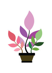 simple flower illustration in soft colors